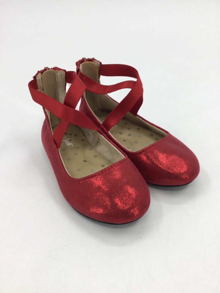 Cat & Jack Child Size 6 Toddler Red Dress Shoes
