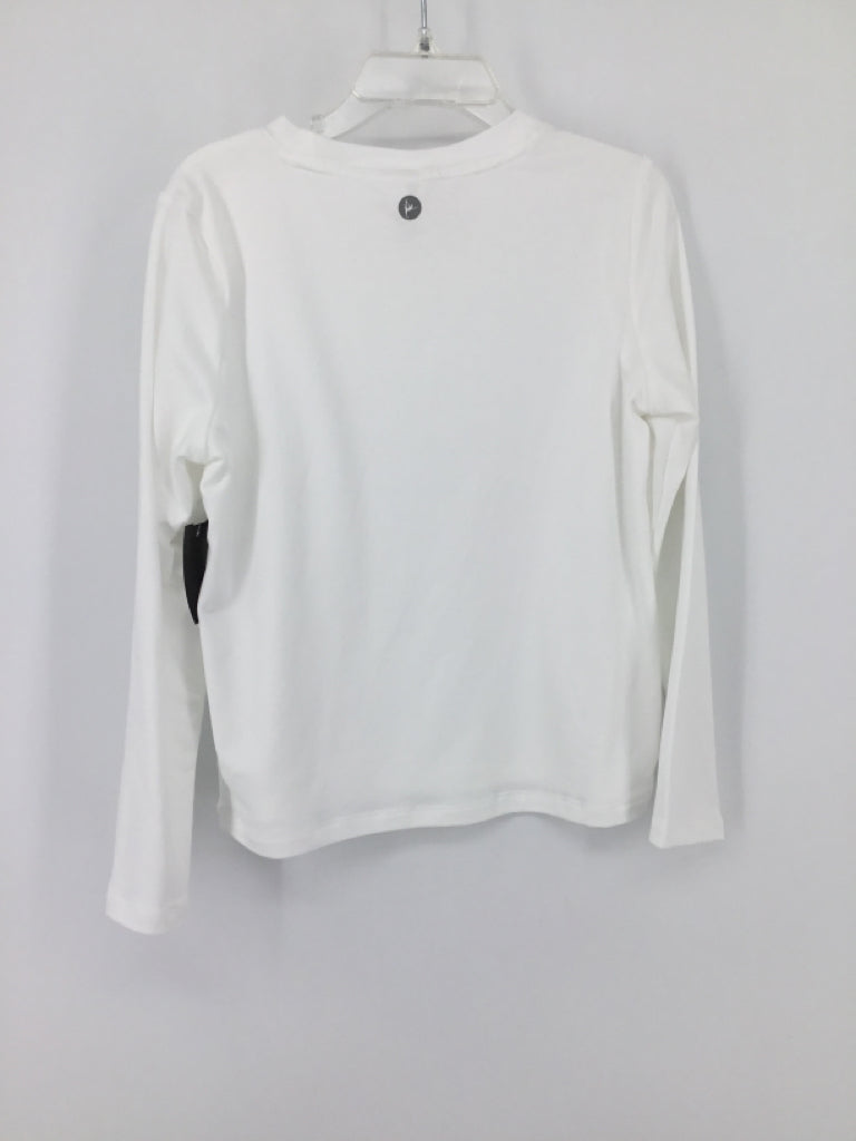 90 Degree Child Size 6 White Solid T-shirt - boys