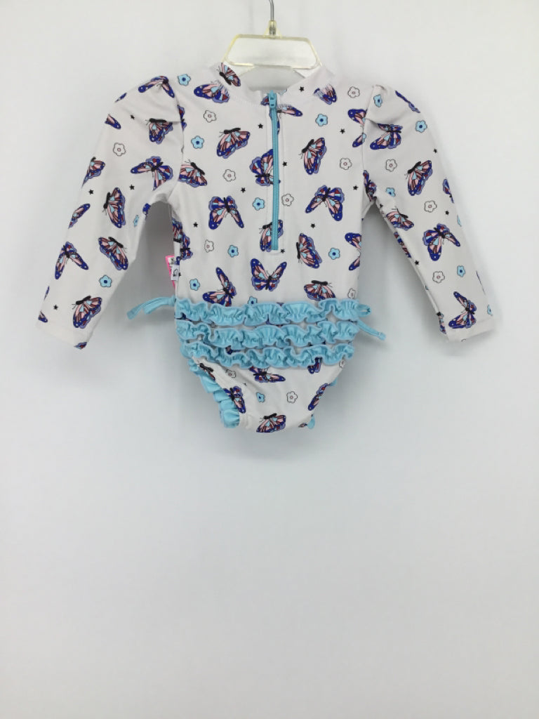 Dream Big Little Child Size 3-6 Months Blue Swimwear - girls