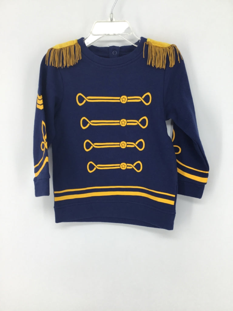 H & M Child Size 18-24 Months Navy Halloween Admiral Sweatshirt