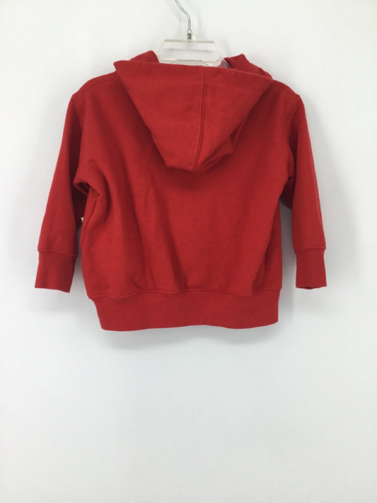 Rabbit Skins Child Size 18 Months Red Hoodie - girls