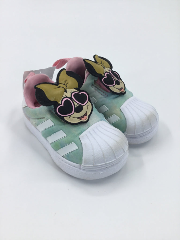 Adidas Child Size 4 Toddler Multi-Color Sneakers