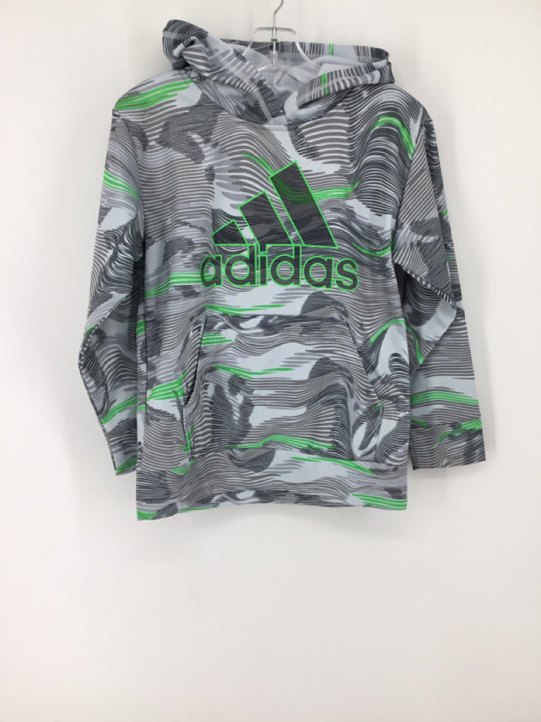 Adidas Child Size 8 Gray Print Sweatshirt - boys