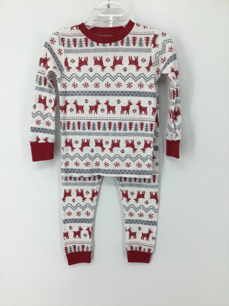 Just One You Made by Carters Child Size 2 Red Christmas Pajamas