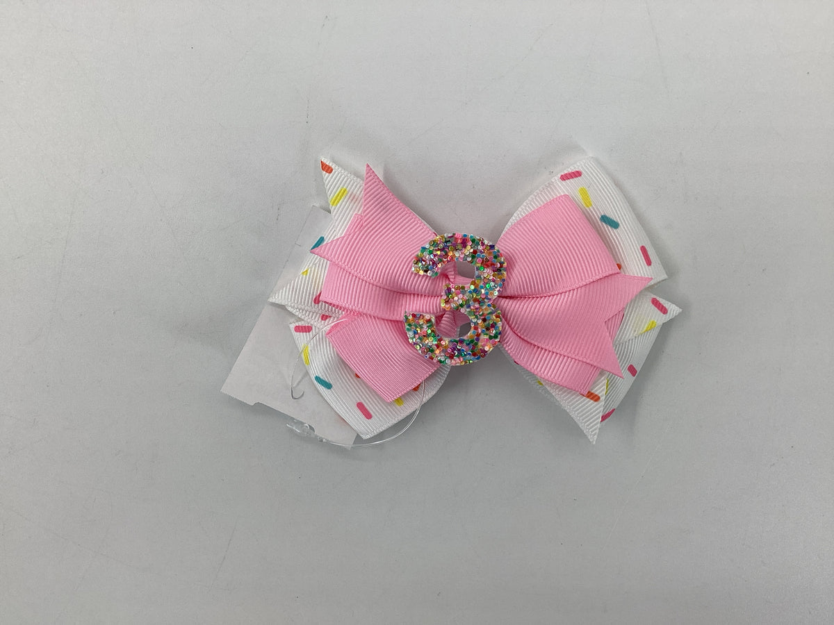 "3" Pink Hair Accessories - resale