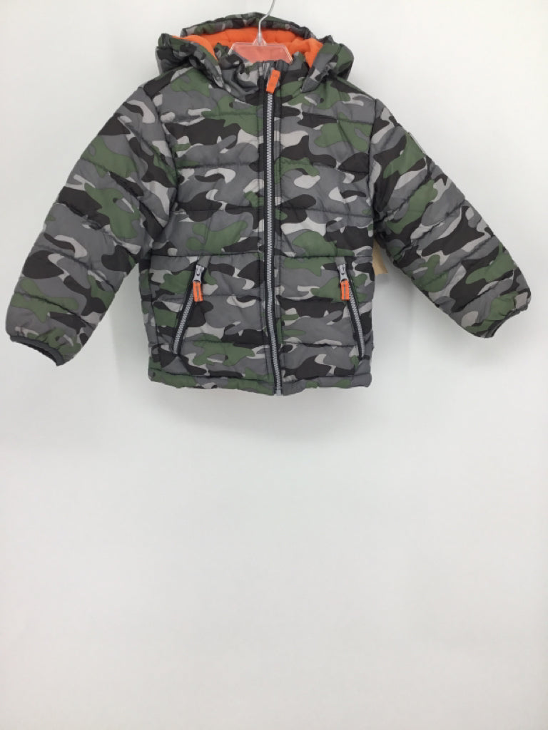 OshKosh B'gosh Child Size 4 Gray Camoflage Outerwear - boys