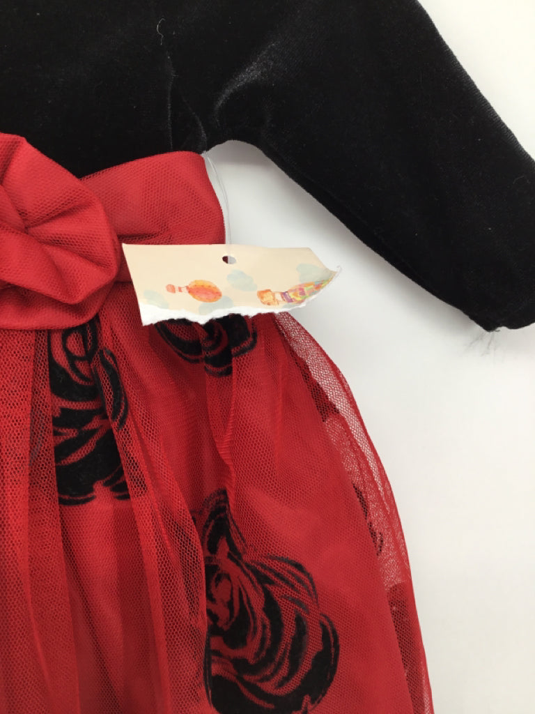 Mia & Mimi Child Size 6-9 Months Red Dress - girls