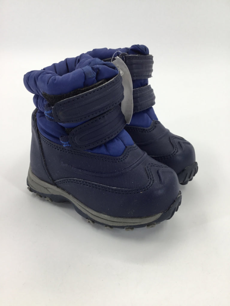 LL Bean Child Size 6 Toddler Blue Rain/Snow Boots