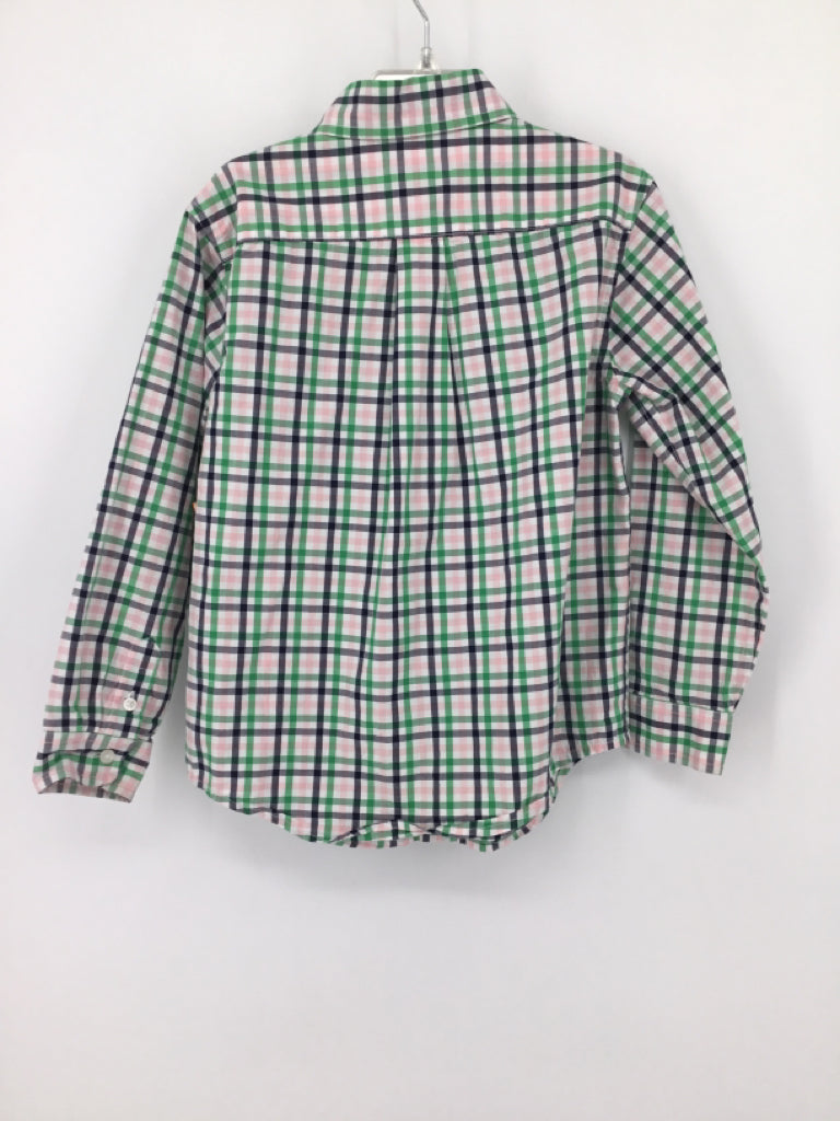 Janie and Jack Child Size 5 Multi-Color Gingham Shirt - boys