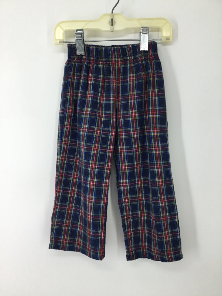 Classic Whimsey Child Size 2 Blue Plaid Pants - boys