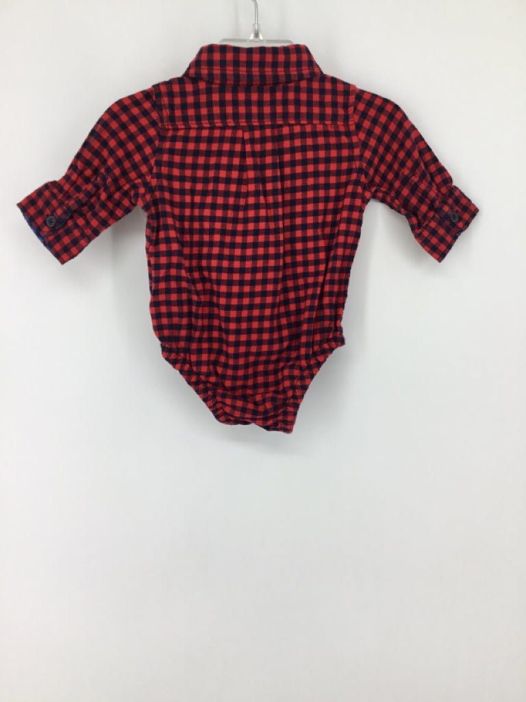 Baby Gap Child Size 0-3 Months Red Onesie