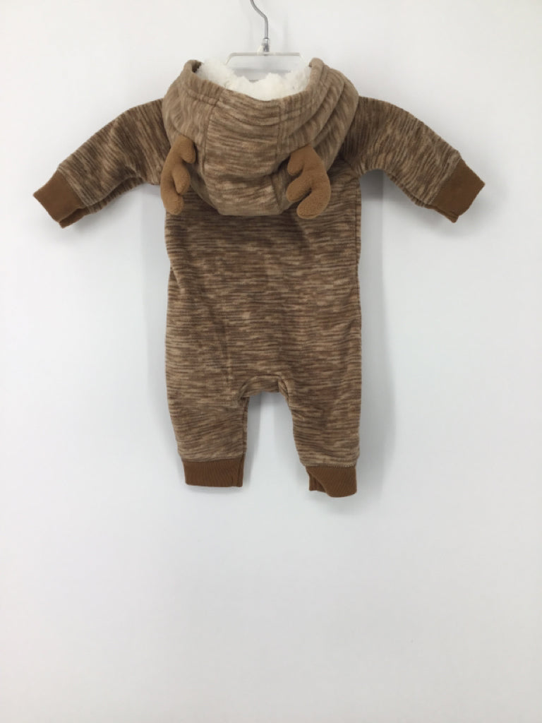 Just One You Made by Carters Child Size Newborn Tan Christmas Outfit