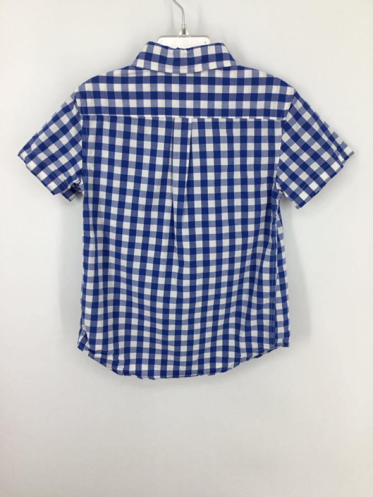 Crewcuts Child Size 4 Blue Gingham Shirt - boys