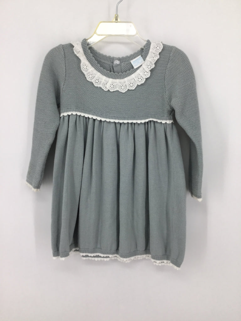 Edgehill Collection Child Size 24 Months Gray Dress - girls
