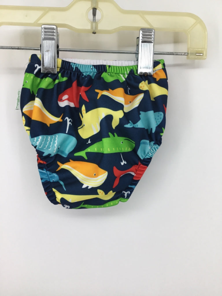 Green Sprouts Child Size 6 Months Navy Swimwear - girls