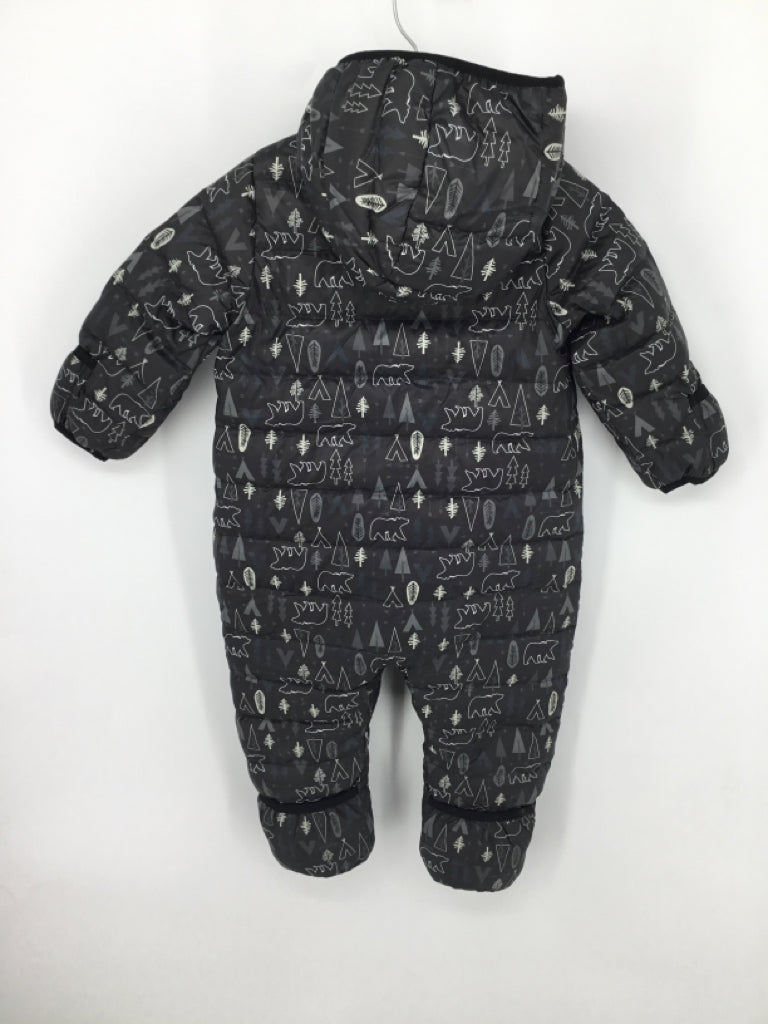 Eddie Bauer Child Size 12-18 Months Black Print Outerwear - boys