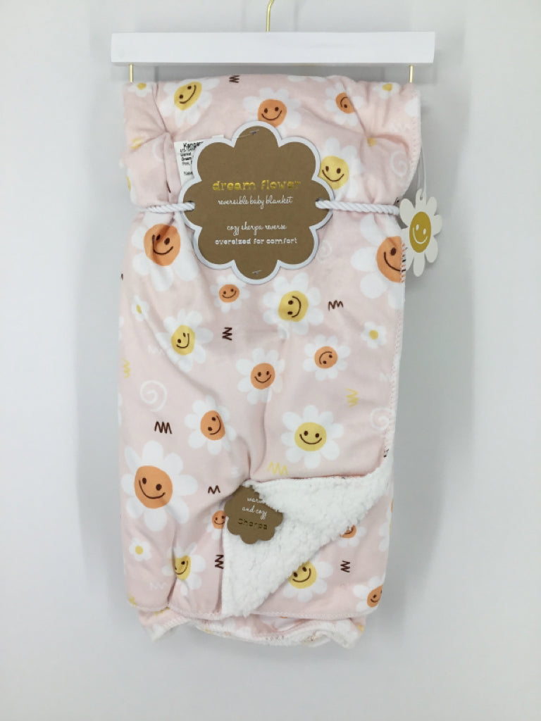 Dream Flower Pink Print Blanket