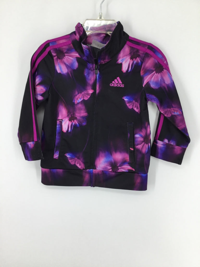 Adidas Child Size 18 Months Purple Jacket - girls