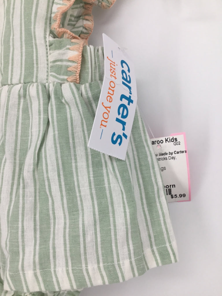 Just One You Made by Carters Child Size Newborn Green Outfit - girls