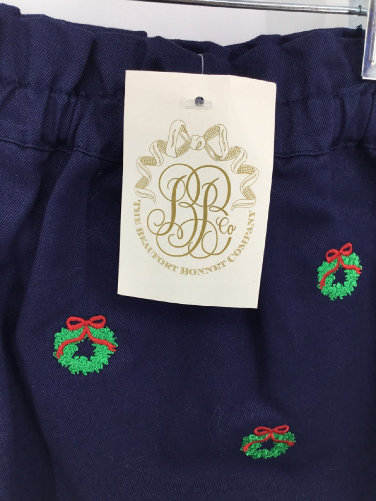 The Beaufort Bonnet Co Child Size 6 Navy Christmas Skirt