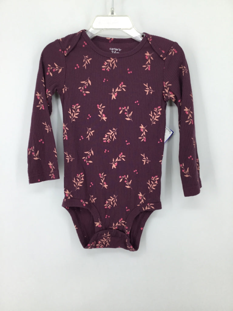 Carter's Child Size 24 Months Purple Onesie