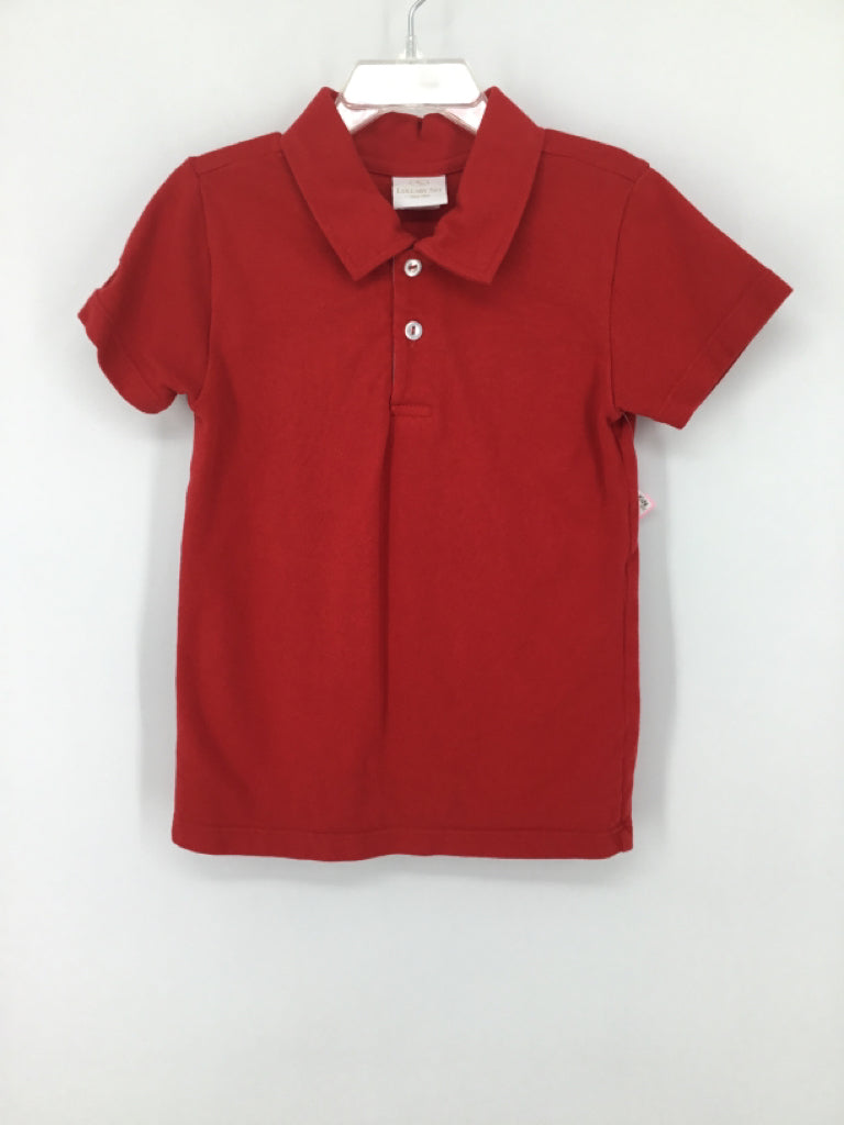 Lullaby Set Child Size 5 Red Solid Shirt - boys