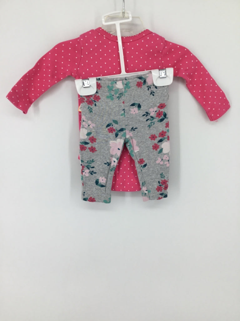 Carter's Child Size 3 Months Pink Outfit - girls