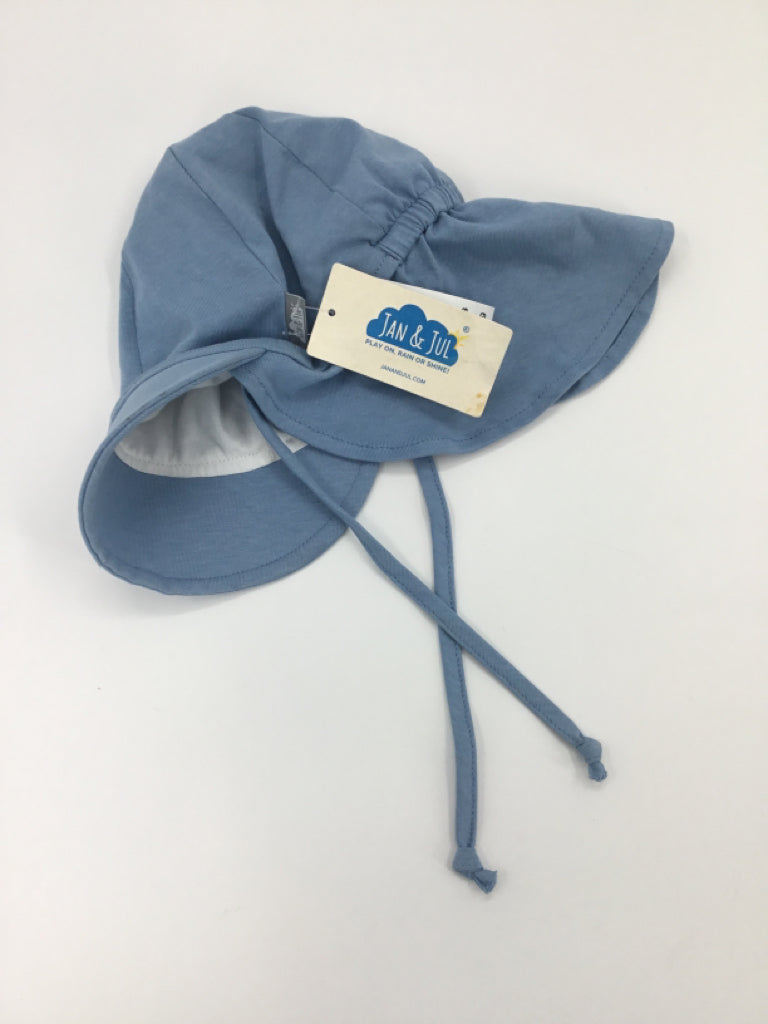 Jan & Jul Child Size 6-24 Months Blue Solid Hats - boys