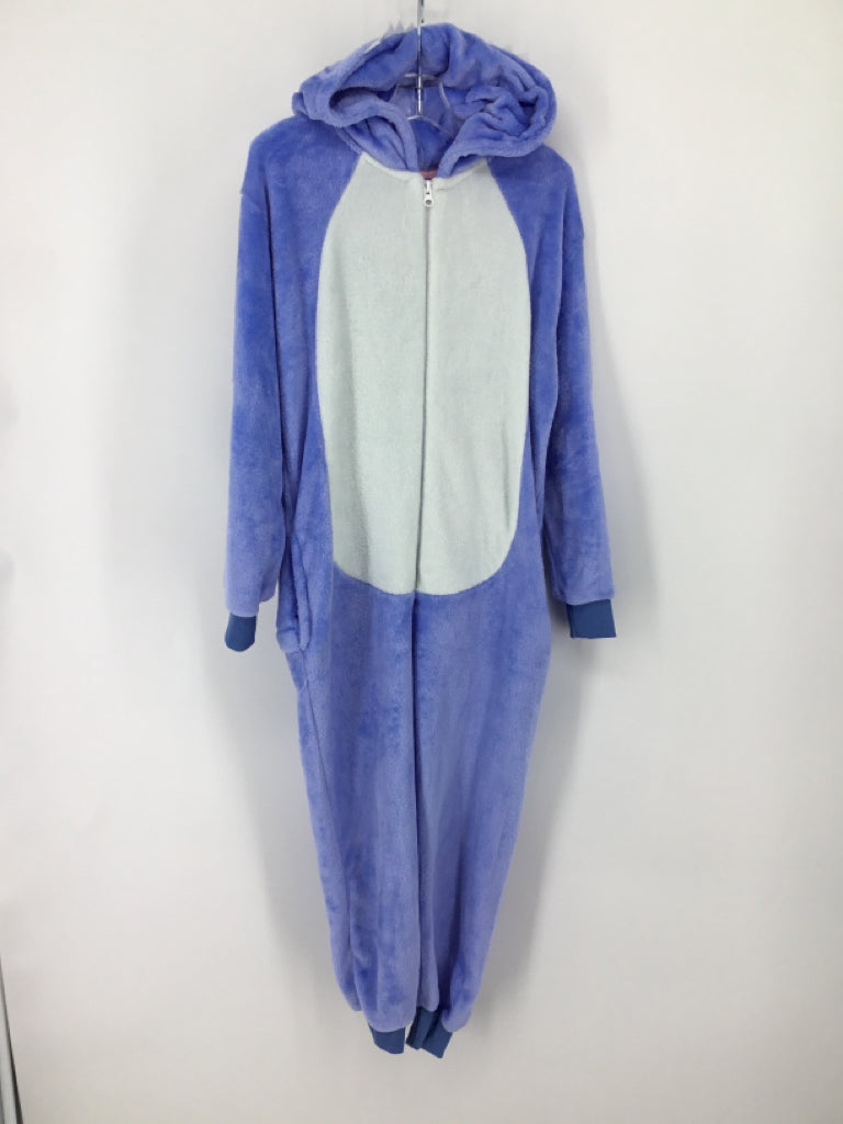 brandless Child Size 8 Blue Pajamas - girls