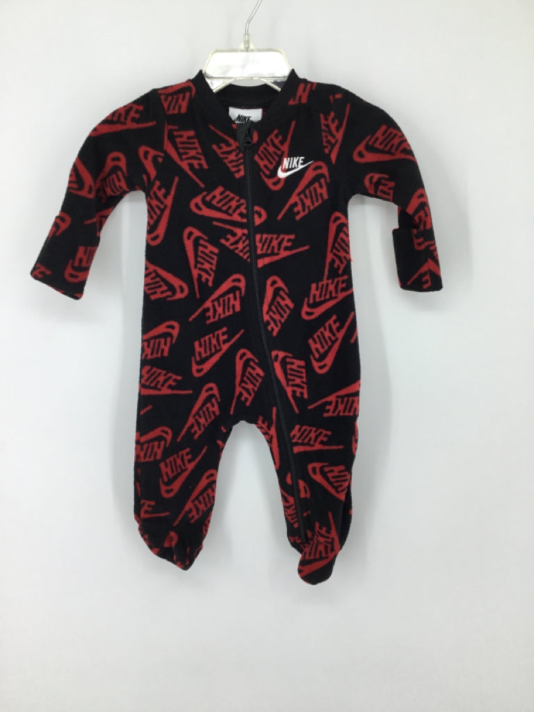 Nike Child Size 3 Months Black Sleepers