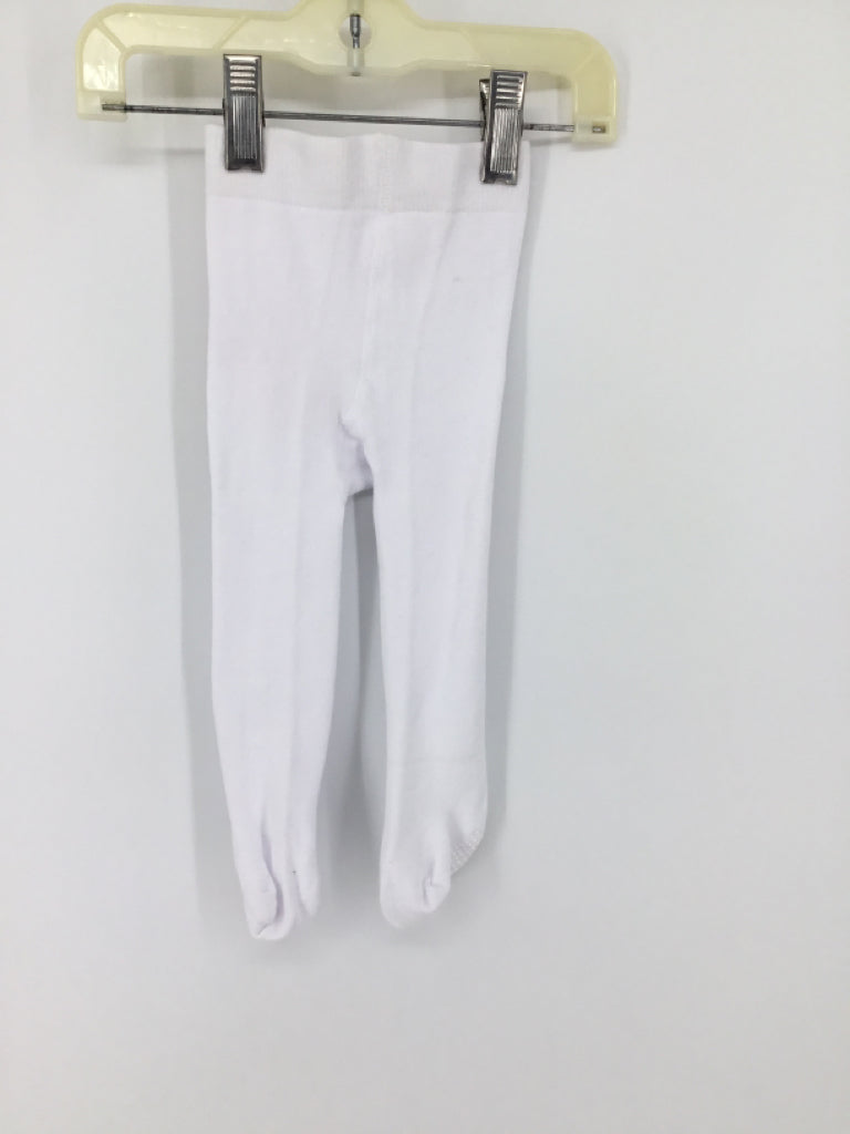 brandless Child Size 6 Months White Tights - girls