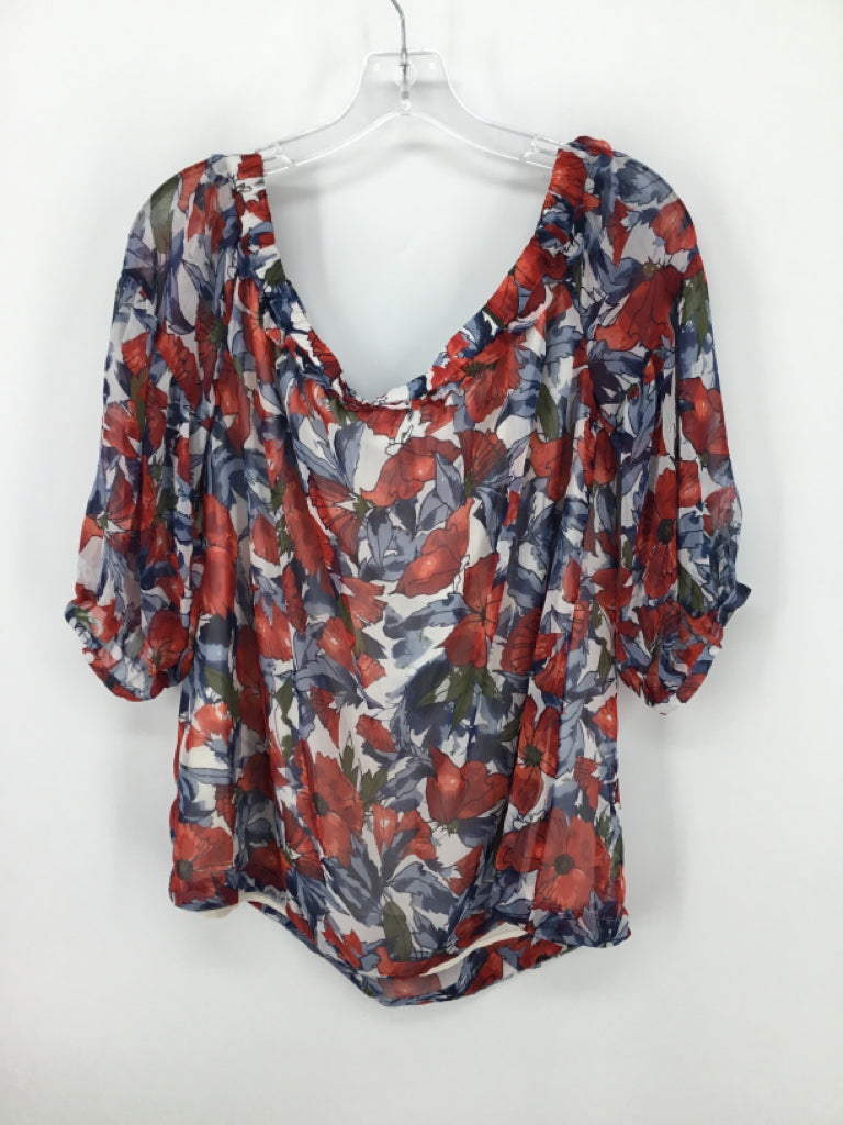 A Pea In The Pod Size M Poly Blend Top