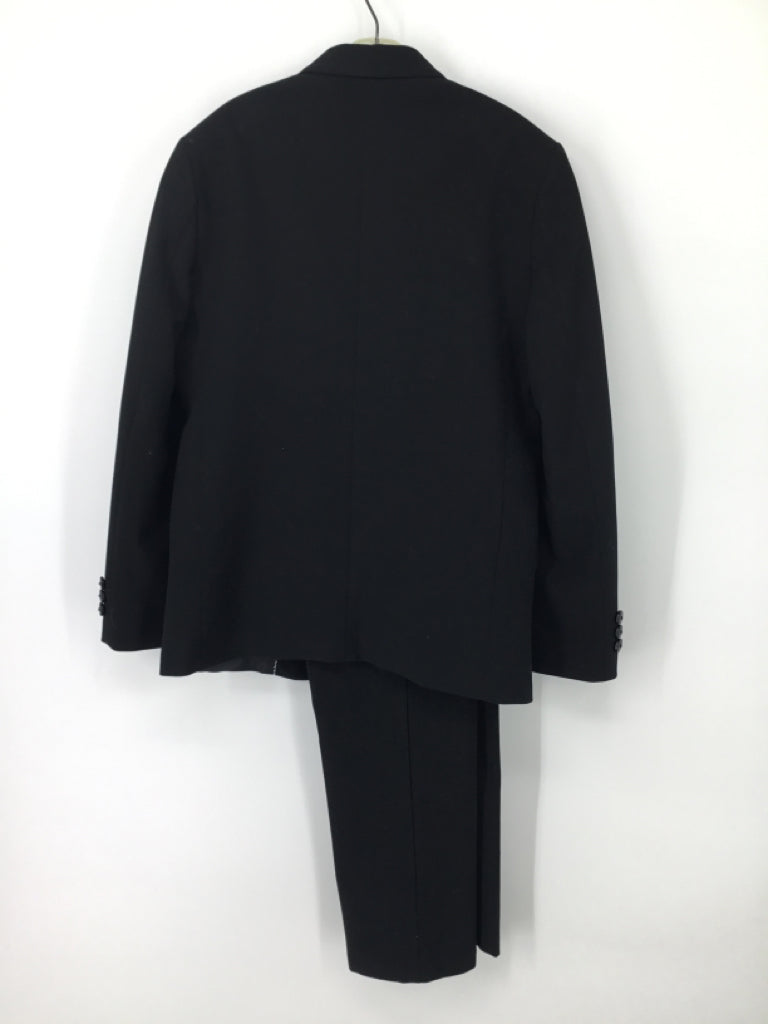 Chaps Child Size 12 Black Solid Suit - boys