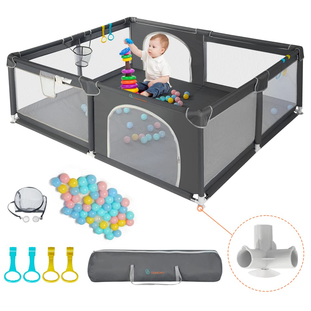 Toddler Play Pen - 79" × 71" × 27"