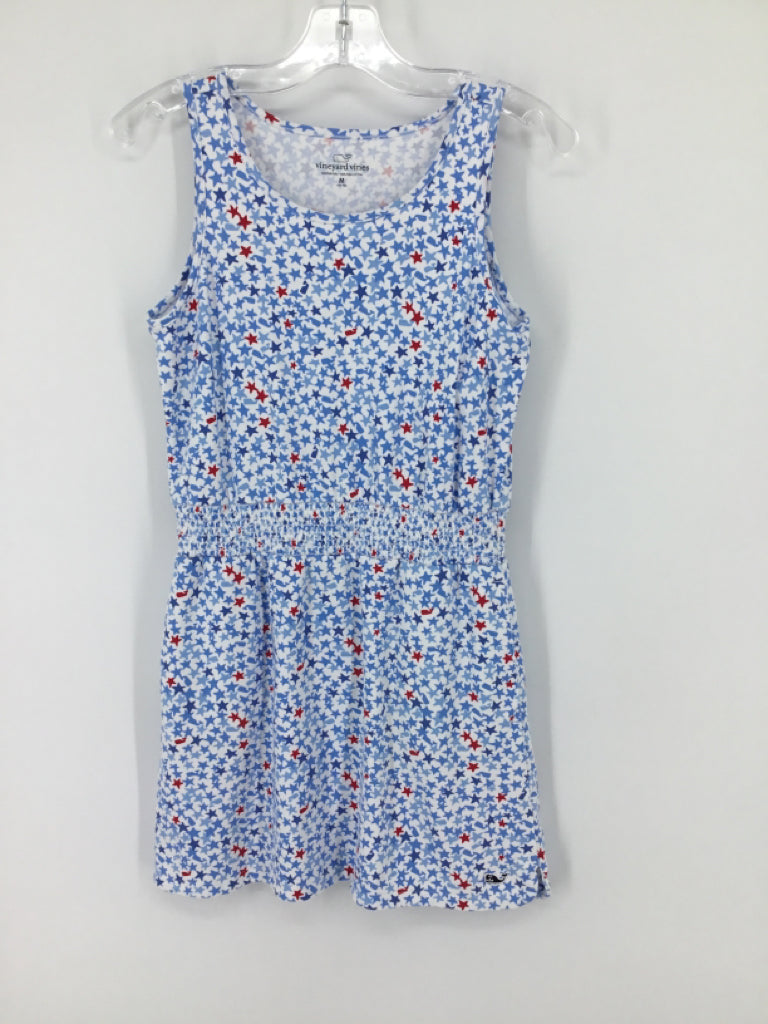 vineyard vines Child Size 10 Blue Stars & Stripes Dress
