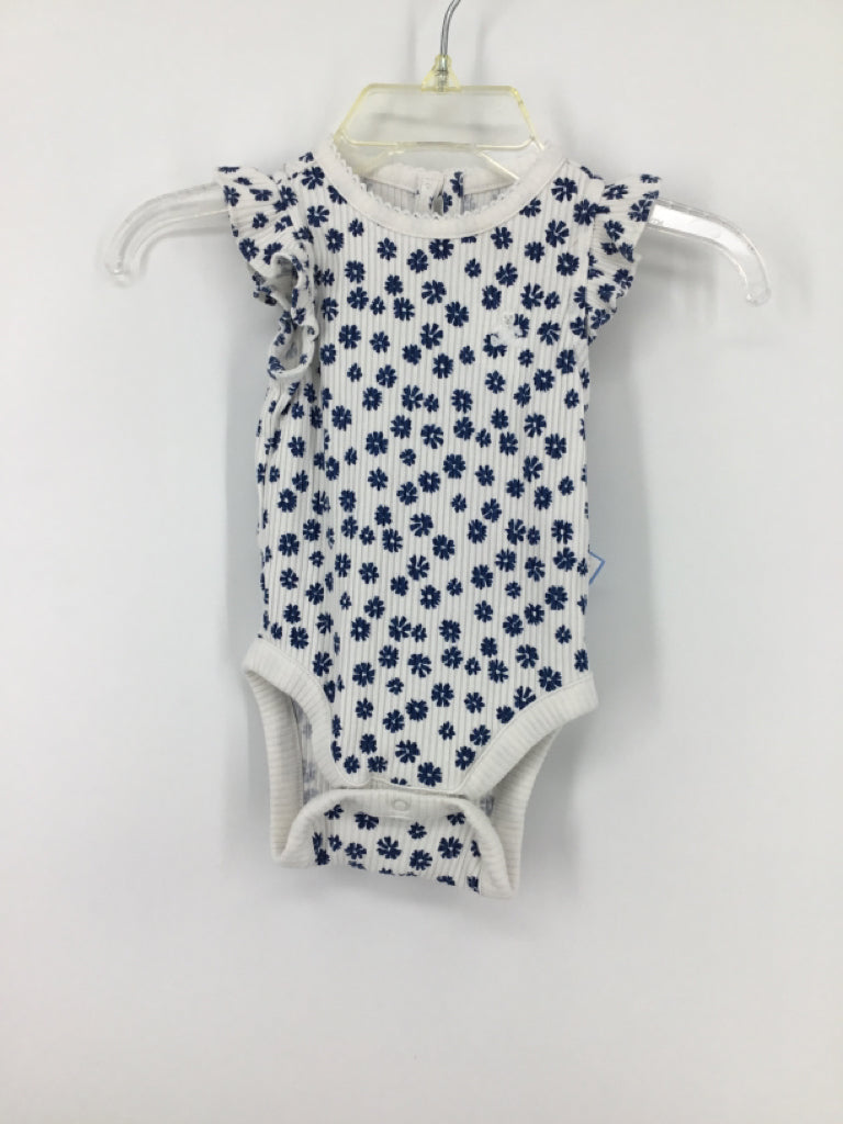Baby Gap Child Size 0-3 Months Blue Onesie