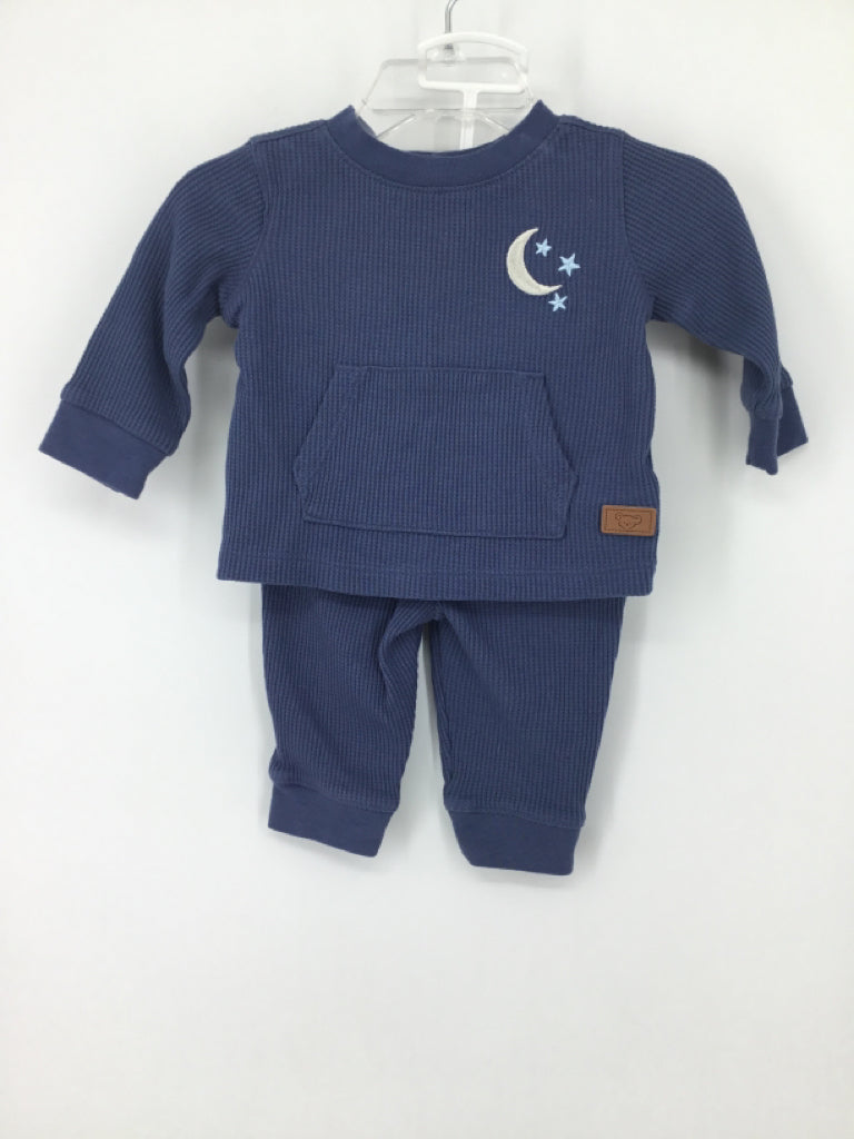Koala Baby Child Size 3 Months Blue Embroidered Outfit - boys