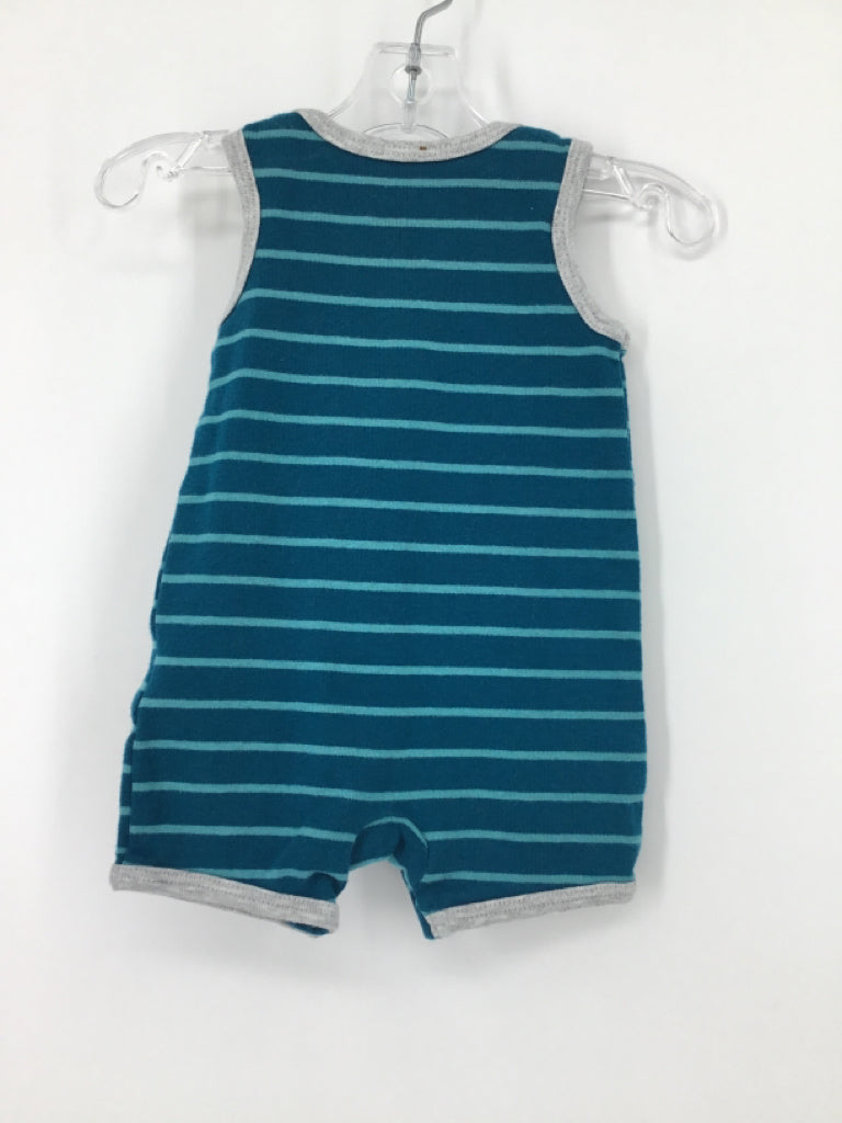 Carter's Child Size Newborn Teal Stripe Outfit - boys