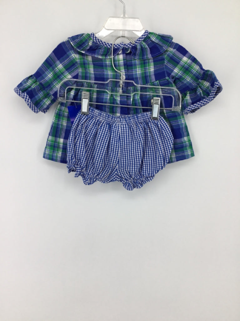 Classic Whimsey Child Size 9 Months Blue Outfit - girls