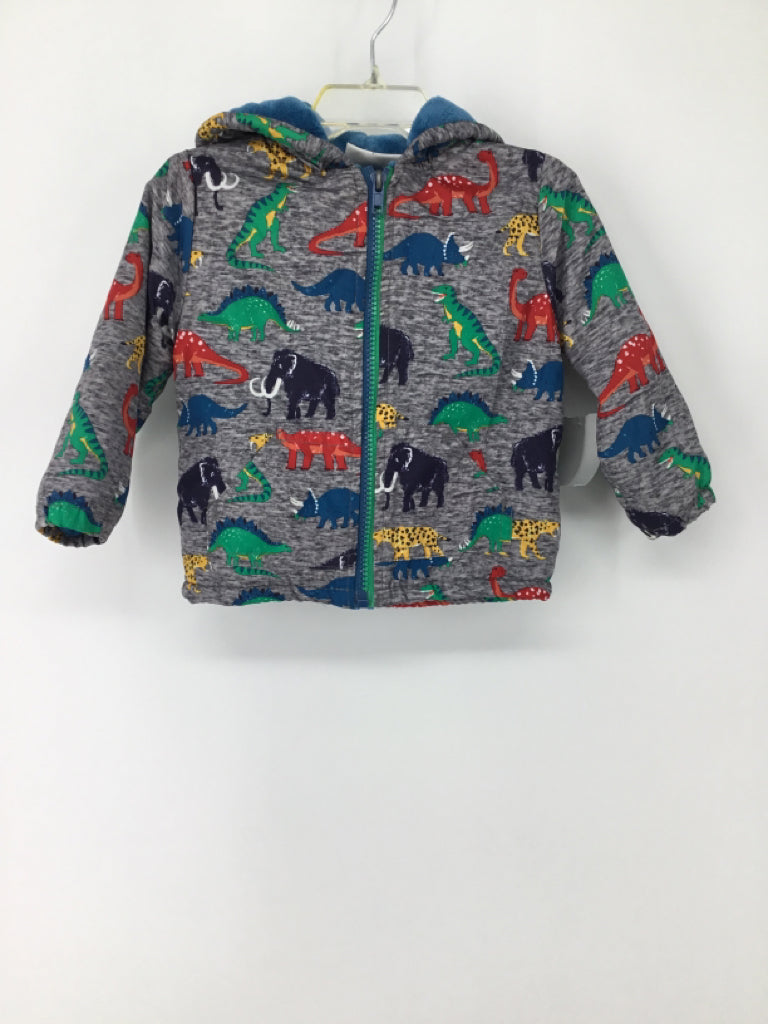 Mick Mack Child Size 12 Months Gray Dinosaur Outerwear - boys