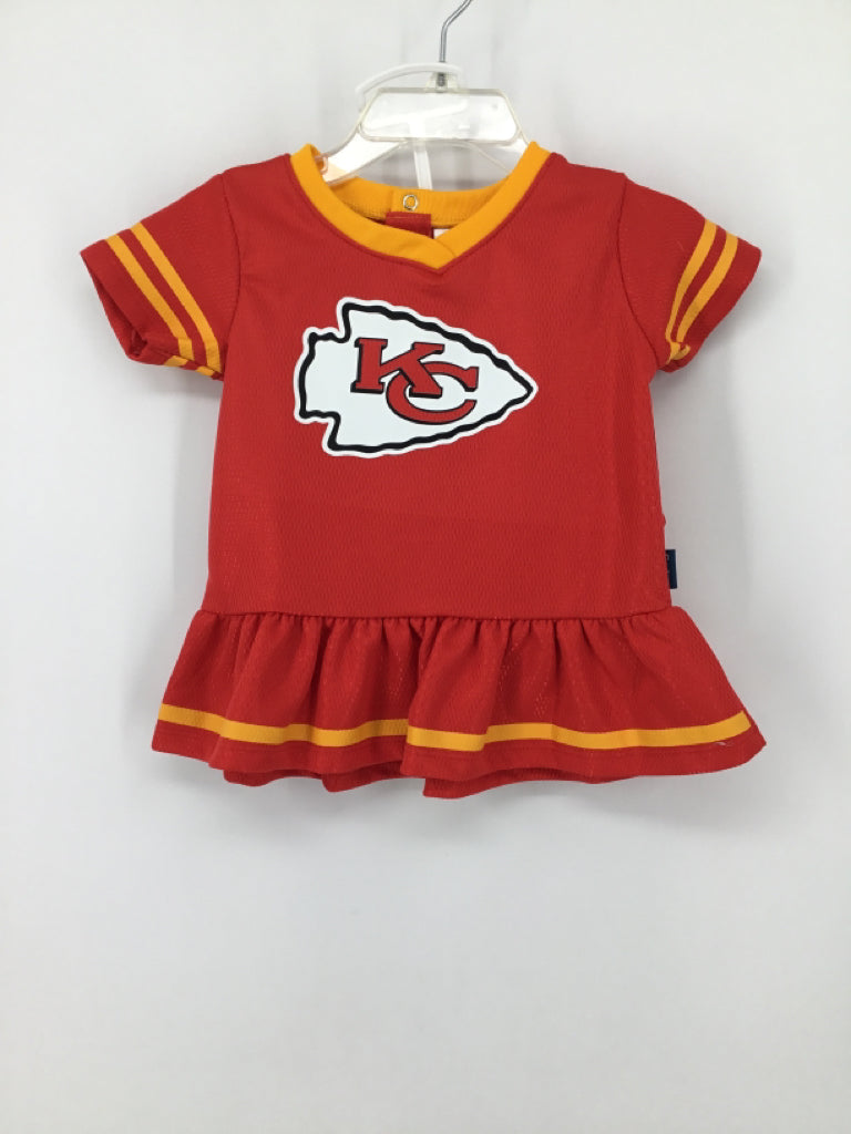 NFL Child Size 6-12 Months Red Dress - girls