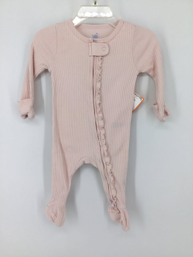 cloud island Child Size 0-3 Months Pink Sleepers