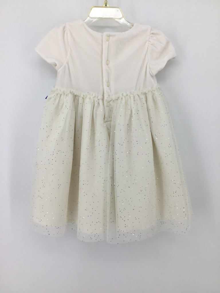 Carter's Child Size 3 White Dress - girls