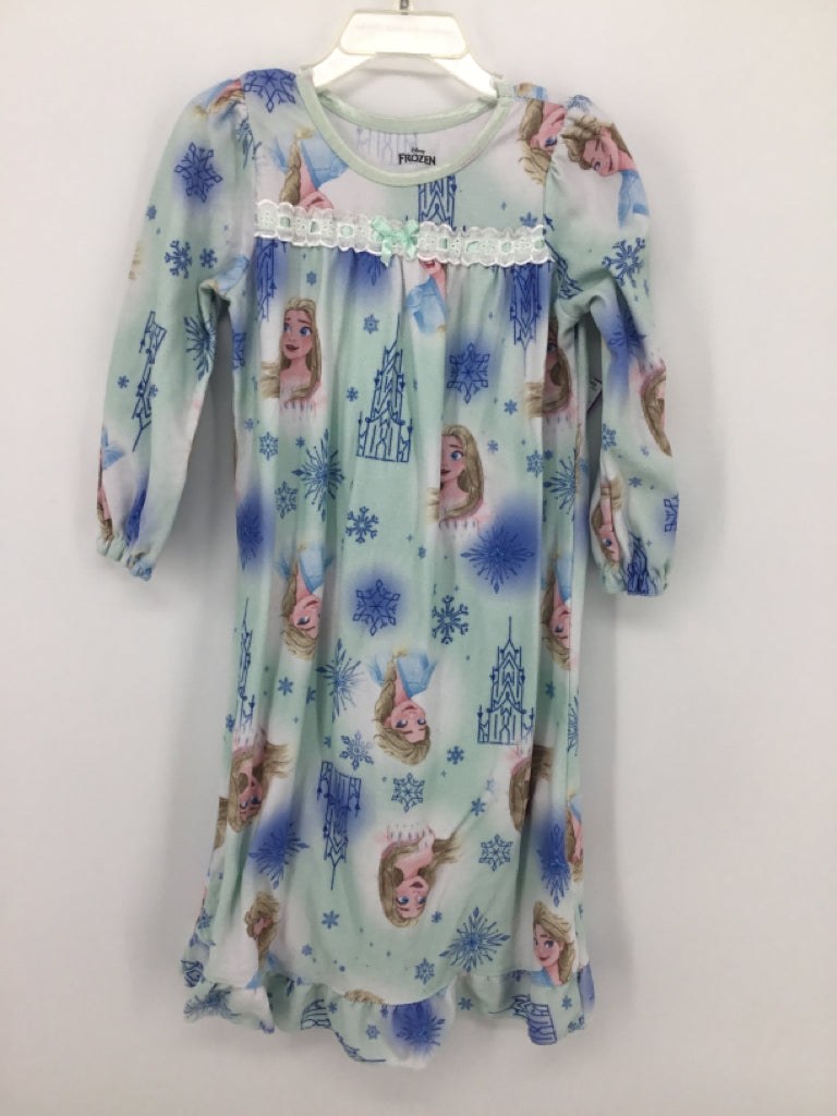 Disney Child Size 4 Blue Pajamas - girls