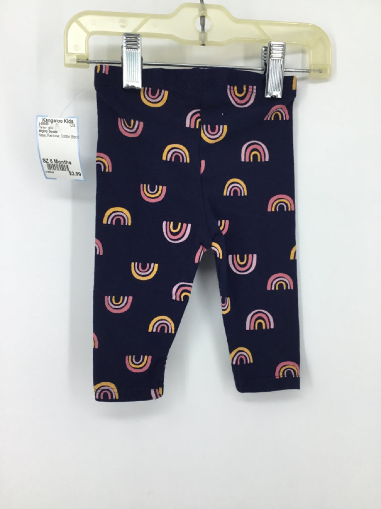Mighty Goods Child Size 6 Months Navy Pants - girls