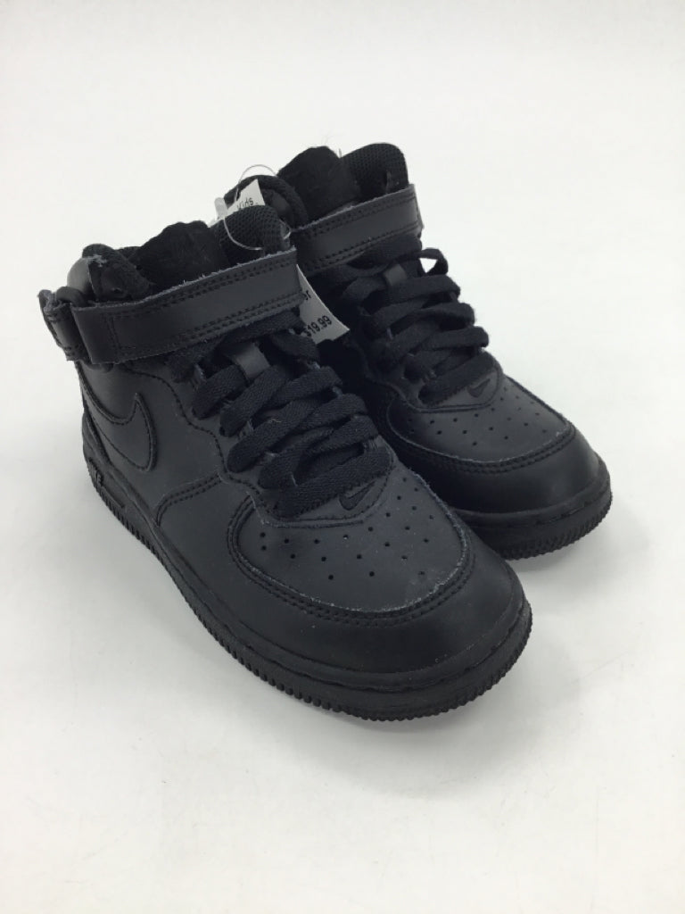 Nike Child Size 10.5 Toddler Black Sneakers