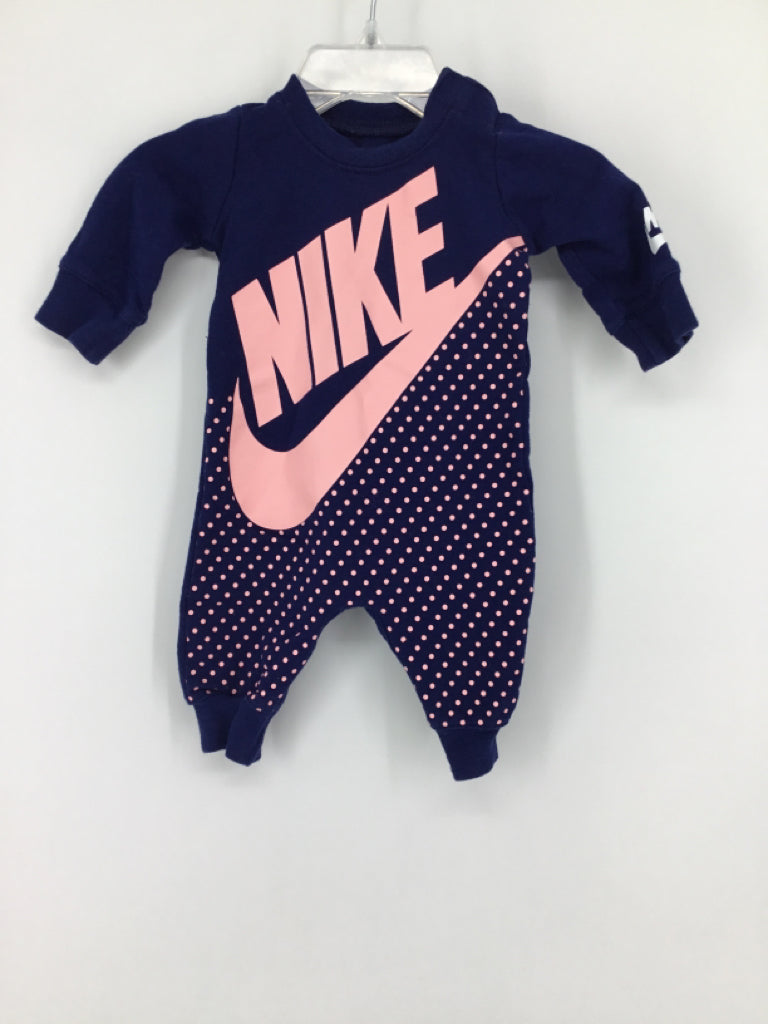 Nike Child Size Newborn Blue Outfit - girls