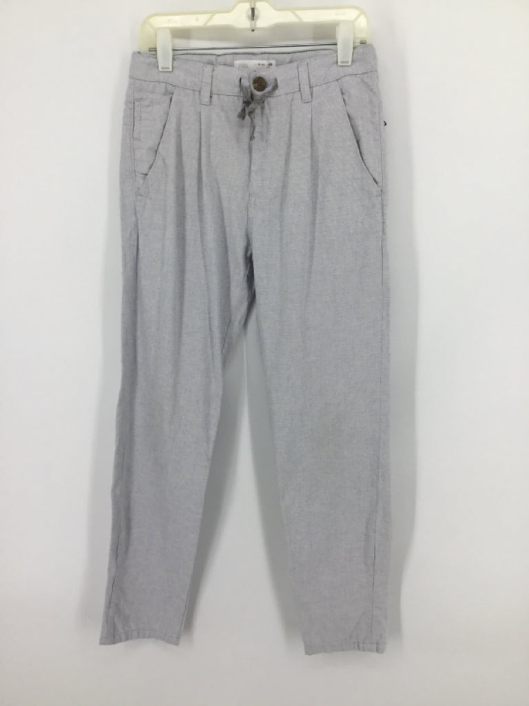 Zara Child Size 11 Gray Solid Pants - boys