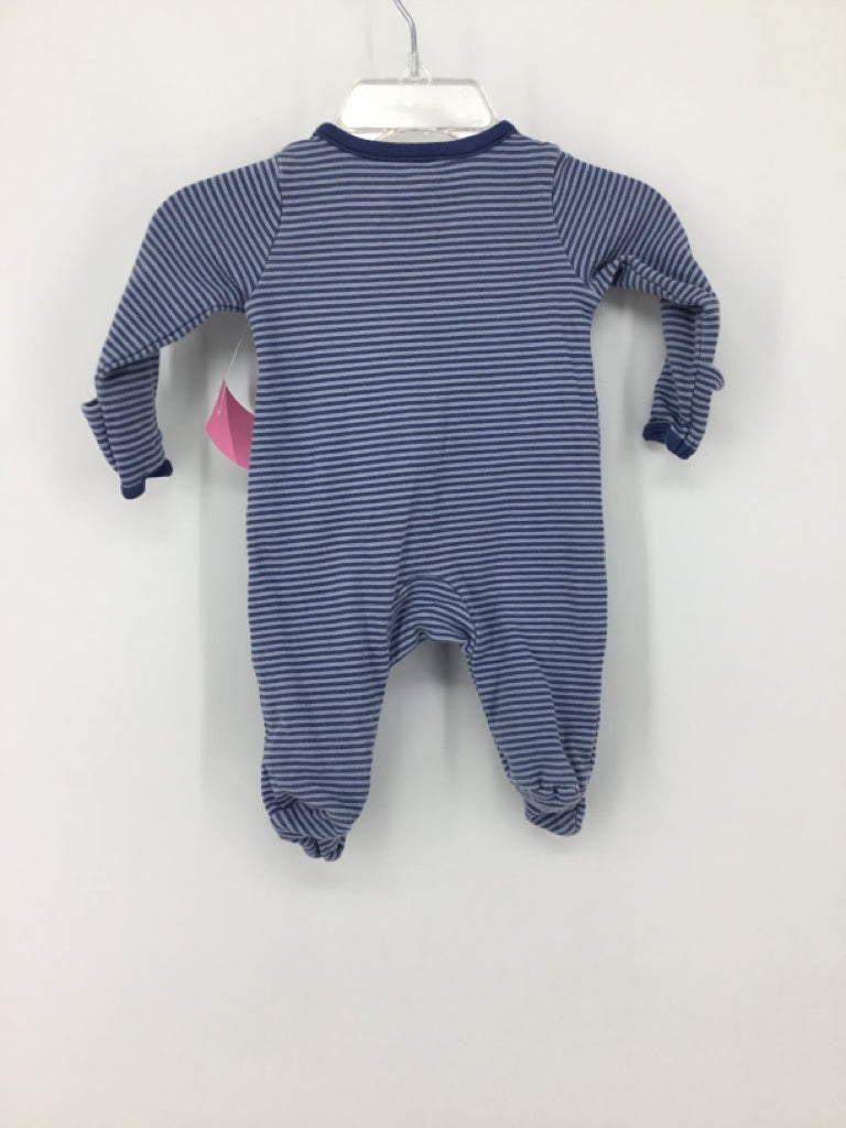 Just One You Made by Carters Child Size Newborn Blue Sleepers