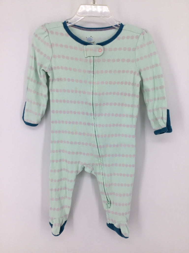 cloud island Child Size 3-6 Months Green Sleepers